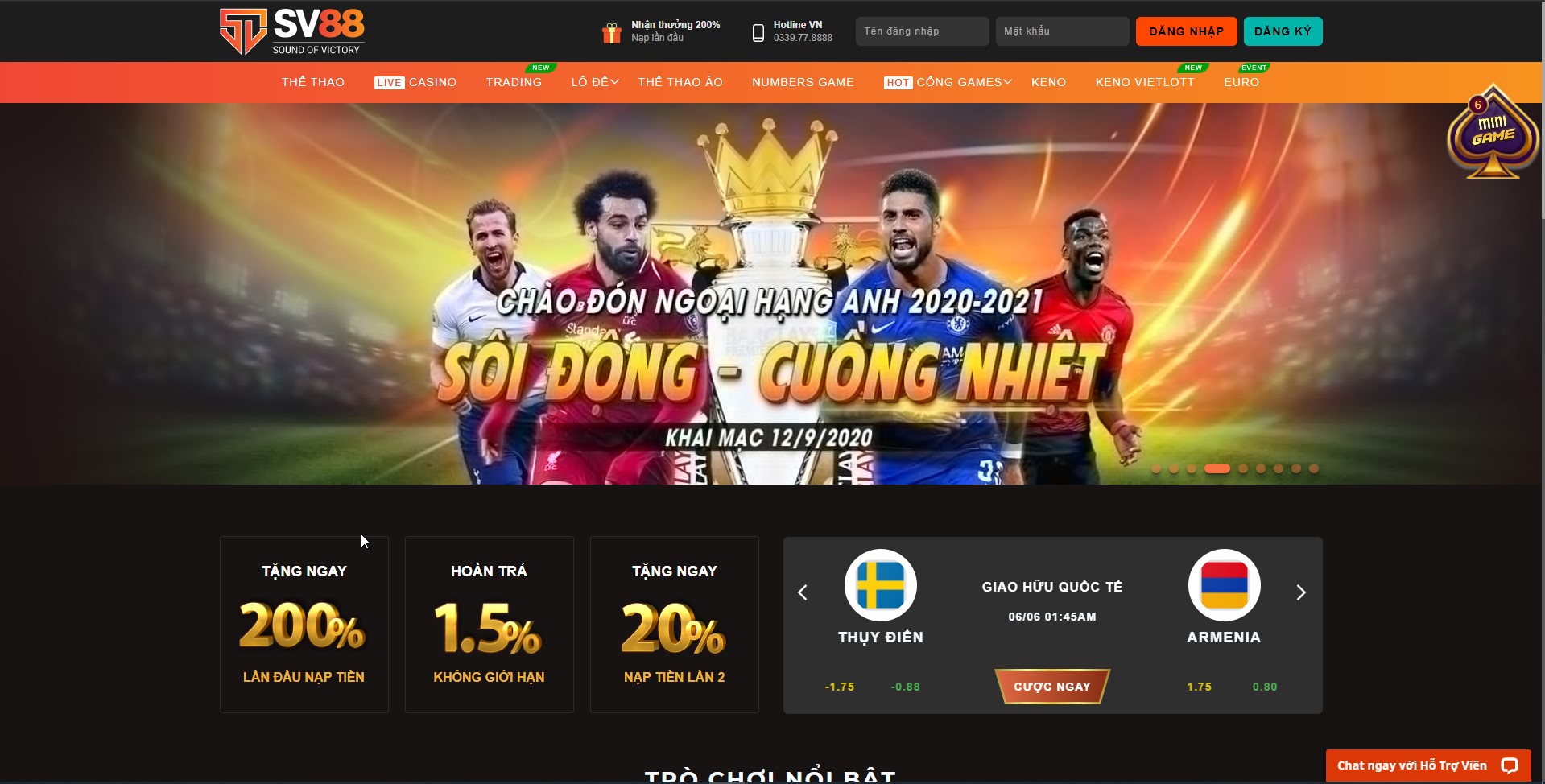 Điều khoản tại sân chơi SV88 club